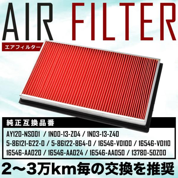 D22 ダットサントラック エアフィルター エアクリーナー H9.1-H14.8 AIRF13