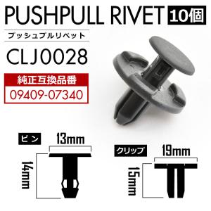 ML21S ルークス ドアパネルクリップ 内張り プッシュプルリベット ピン
