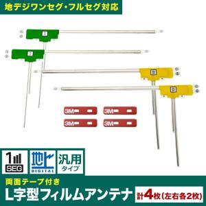 カーナビ フィルムアンテナ 両面テープ付き 地デジ