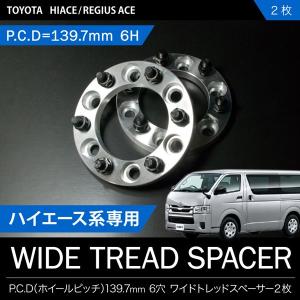 200系ハイエースワイドトレッドスペーサー ワイトレ 前後4枚セット