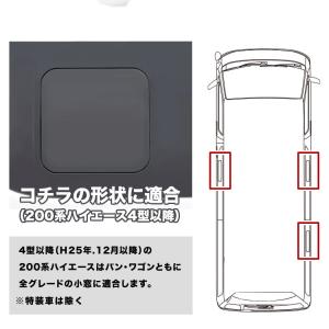 200系 ハイエース 網戸 小窓用 SSサイズ...の詳細画像3