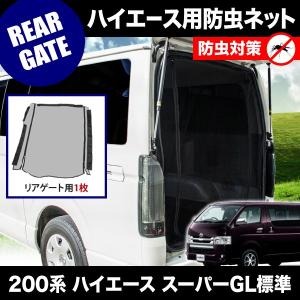 品番M21 200系 ハイエース スーパーGL 標準ボディ [H16.8-] 防虫ネット リアゲート用 網戸｜inex