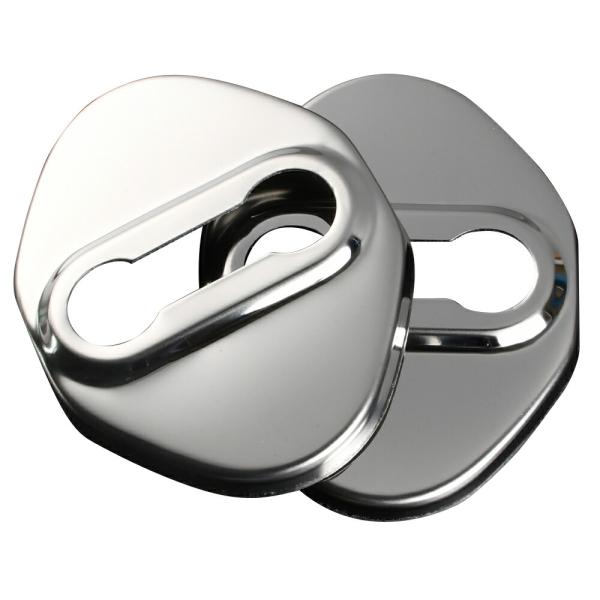 MJ23S AZワゴン ドアストライカー カバー 2個セット 鏡面メッキ タイプB　ST02