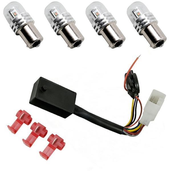 鬼爆閃光 ワゴンRソリオ 後期 ハロゲン車 MA34S/64S [H15.8〜H17.7] LEDウ...