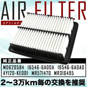 H53A/H58A パジェロミニ エアフィルター エアクリーナー H10.10-H24.06 ターボ含む AIRF65｜イネックスショップ