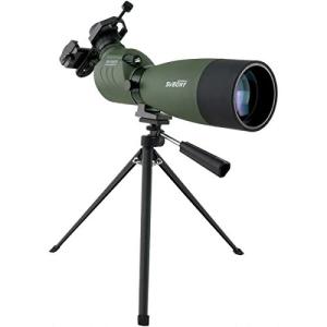 SVBONY SV14 フィールドスコープ スポッティングスコープ 望遠鏡 高倍率 傾斜型 25-75x 70mm Bak4プリズム FMC IPX7防水 野鳥観察 星空観測 バードウォッチング