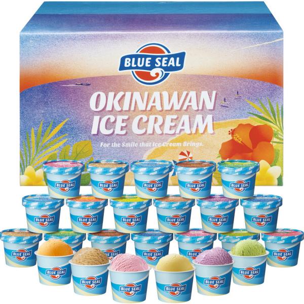沖縄 ブルーシールアイス BLUE SEAL ICE CREAM 計24個
