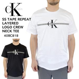 ☆未使用 カルヴェン フロント ロゴ Tシャツ 黒 Calvin Klein（カルバン・クライン） Tシャツ 半袖 フロントロゴ CK