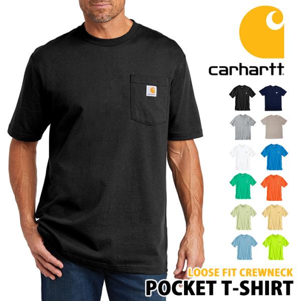 Tシャツ カーハート carhartt ポケット付き 半袖 K87 メンズ レディース workwe...