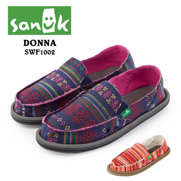 50%OFF スリッポン レディース SANUK サヌーク DONNA ドナ SIDEWALK SU...