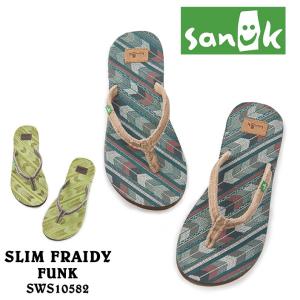 50%OFF サンダル レディース SANUK サヌーク SLIM FRAIDY FUNK SWS10582 トングサンダル おしゃれ｜infini-elts