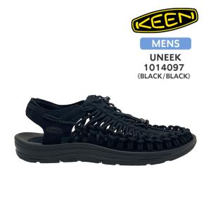 キーン KEEN サンダル 1014097 MENS UNEEK メンズ ユニーク BLACK / BLACK ブラック/ブラック 黒｜EVERRICH