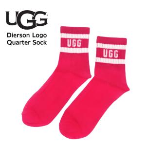 アグ UGG ソックス 靴下 1131332 レディース Dierson Logo Quarter ...