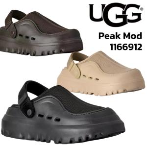 アグ UGG サンダル メンズ 1166912 PEAK MOD ピークモッド Black Dark Sand Dense Smoke ブラック ダーク サンド デンス スモーク オールシーズン 厚底 「爆買」