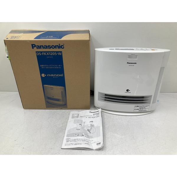 展示品 動作OK Panasonic パナソニック 加湿セラミックファンヒーター nanoe ナノイ...