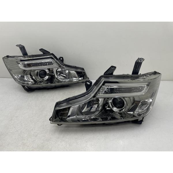 美品 割れ無 RK5 後期 ステップワゴン スパーダ クールスピリット 純正 HID ヘッドライト ...