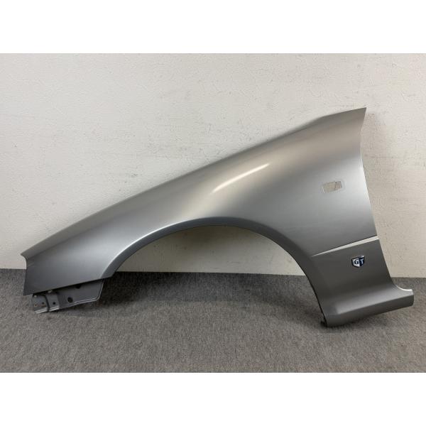H10年 HR34 スカイライン GT セダン 純正 左 フロントフェンダー KR4 ソニックシルバ...