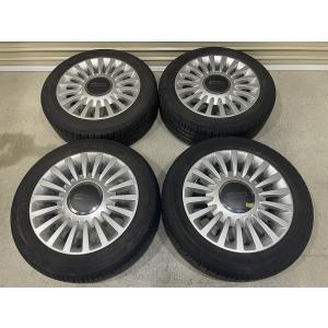 溝有り ’20年製 フィアット500 純正 15インチ 6J +35 PCD98 4H BS ECOPIA NH100C 185/55R15 4本セット (C5065)