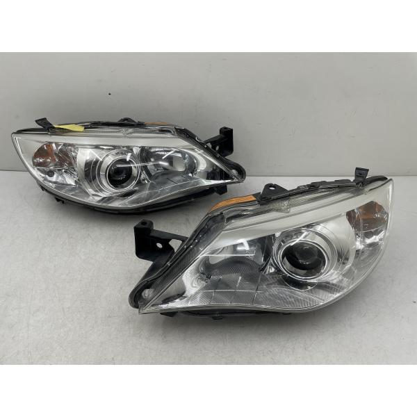 黄ばみ無し 取付OK スバル GRB インプレッサ WRX STI 純正 HID ヘッドライト 左右...