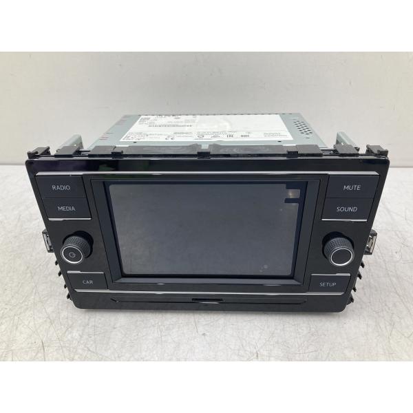 割れ無 動作OK  '18年 VW 2G AWCHZ ポロ 走行684km 純正 ディスプレイオーデ...