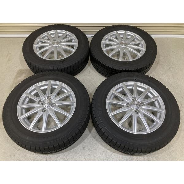 バリ溝 ’20年製 Barosso 15インチ 5.5J +50 PCD100 4H DUNLOP ...