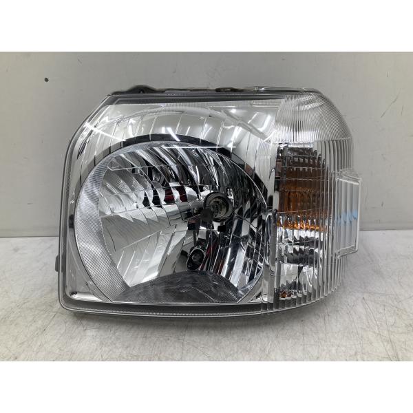 良品 割れ無 HM1 バモス 純正 左 ハロゲン ヘッドライト 助手席側 レベ付 KOITO 100...