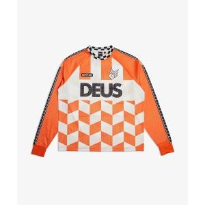 Deus ex Machina デウスエクスマキナ SIDETRACK MOTO JERSEY GOLDEN POPPY｜infinisportsnetshop