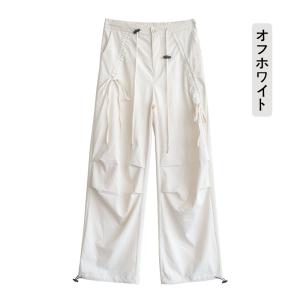 カーゴパンツ レディース ミリタリー ワイドパ...の詳細画像1
