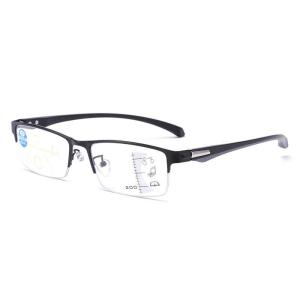 遠近両用メガネ 老眼鏡 ブルーライトカット ピ...の詳細画像1