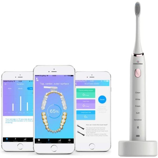 InfinitusValue インフィニタスバリュー アプリ連動 スマートトラッキング電動歯ブラシ ...