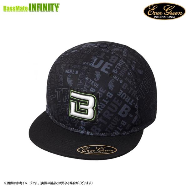 ●エバーグリーン EVERGREEN　B-TRUE ビートゥルー フラットキャップ タイプD ブラッ...