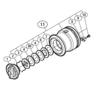 シマノ（SHIMANO） ○シマノ 15 ツインパワーSW 14000XG (033239)用