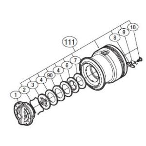 シマノ（SHIMANO） ○シマノ 15 エクスセンスLB C2000MDH (034700)用