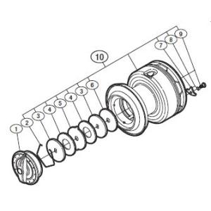 シマノ　24ツインパワー 2500S 純正スプール Amazon | 【シマノ純正】24ツインパワー 純正スプール C2000S