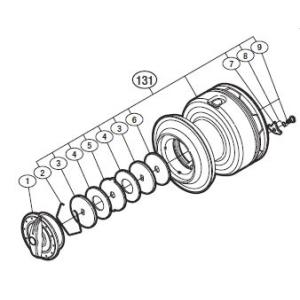 シマノ（SHIMANO） ○シマノ 13ステラSW 4000XG(030627)用 純正標準