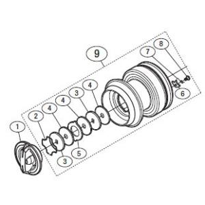 ●シマノ　14スフェロスSW5000HG(032751)用 純正標準スプール (パーツ品番13CB3...