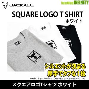 ジャッカル　スクエアロゴTシャツ ホワイト