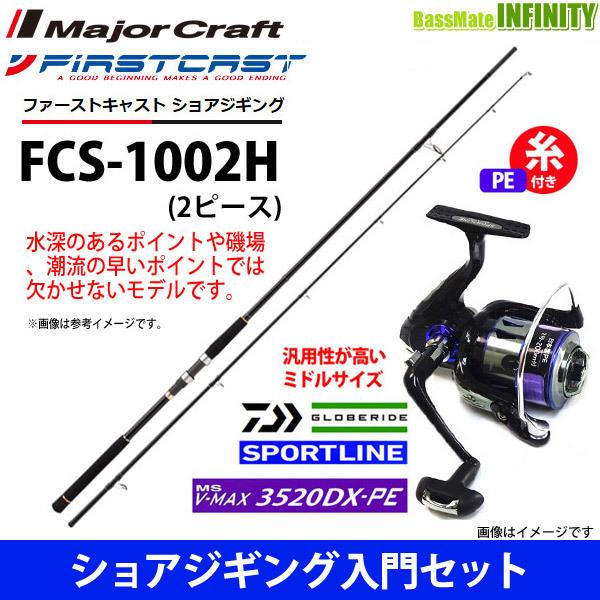 【フロロリーダープレゼント！】【送料無料】【ショアジギング入門】●メジャークラフト　ファーストキャス...