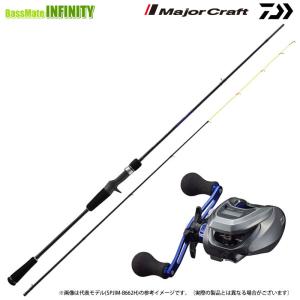 【イカメタル(ベイト)入門セット】●メジャークラフト　25 ソルパラ イカメタル SPJIM-B5102M＋ダイワ　ライトゲーム X IC 150-DH (右ハンドル)｜バスメイトインフィニティソルト店