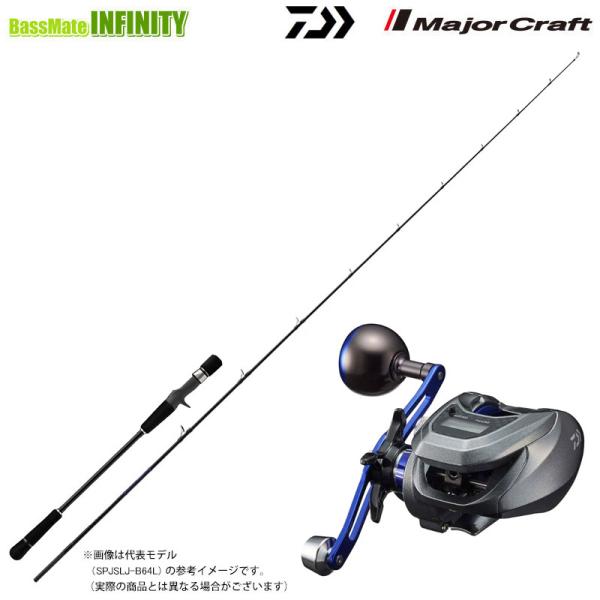 【スーパーライトジギング入門セット】●メジャークラフト　25 ソルパラ  SPJSLJ-B64UL＋...