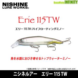ニシネルアーワークス エリーErie115TW トップウォーターミノー