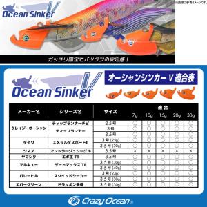 ●クレイジーオーシャン オーシャンシンカーV ...の詳細画像2