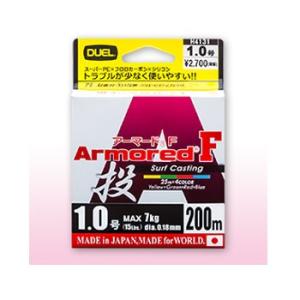 ●デュエル DUEL　アーマード フロロ 投げ 200m (0.6-1.5号) 【メール便配送可】 ...