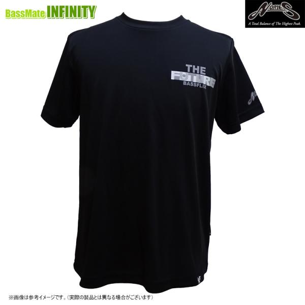 【在庫限定15％OFF】ノリーズ×TechStard テクスタード　ドライTシャツ 16 ブラック ...