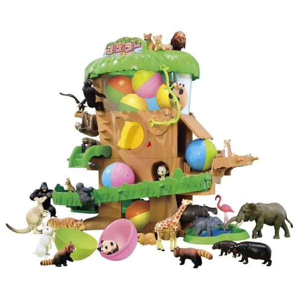 【送料無料】タカラトミー 『 アニア どうぶつあつまれ! ガチャっとコロコロツリー 』 動物 恐竜 ...