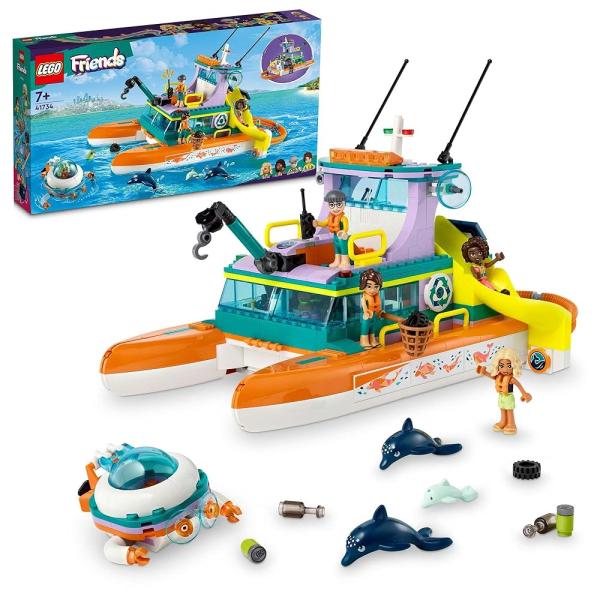 41734レゴ(LEGO) フレンズ 海上レスキューボート 41734 おもちゃ ブロック プレゼン...