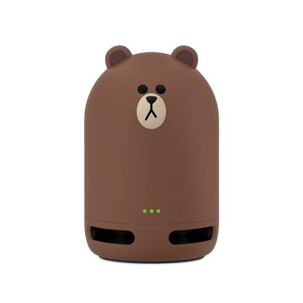 LINE Clova Friends mini スマートスピーカー スマホ対応スピーカー BROWN...
