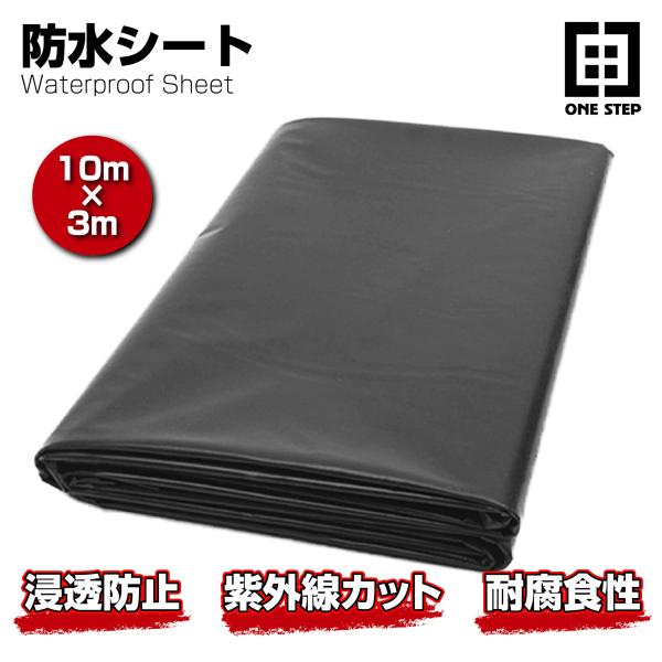 防水シート 屋外用 薄型 軽量 高耐久 0.25mm カット自由 ベランダ 屋根 庭 池対応 3m×...