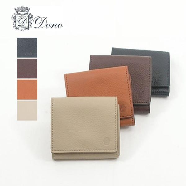 ドーノ KGW00005DN 二つ折り財布 ミニ財布 イタリアンレザー アリゾナ 本革  Dono