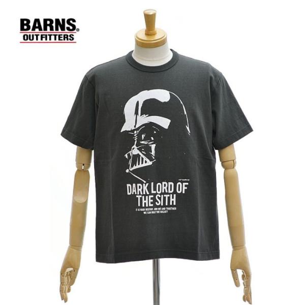 バーンズ BR-26181 スターウォーズ ダースベイダー Tシャツ 吊り編み天竺 プリントTシャツ...